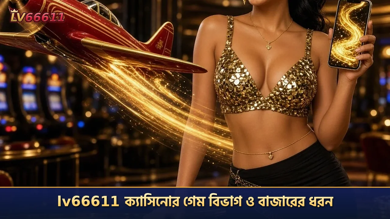 lv66611 ক্যাসিনোর গেম বিভাগ ও বাজারের ধরন